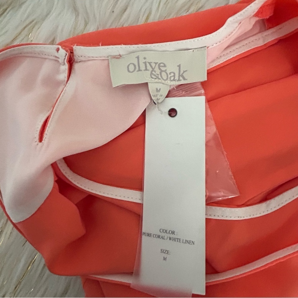 Olive & Oak Pure Coral Blouse - Picture 3 of 4
